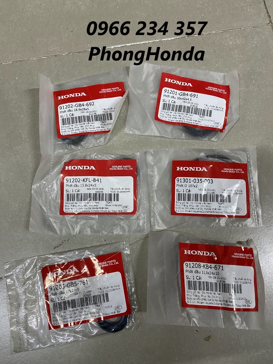 bộ phớt máy wave alpha 100 , super dream , rs 100, wave s100, fu 1