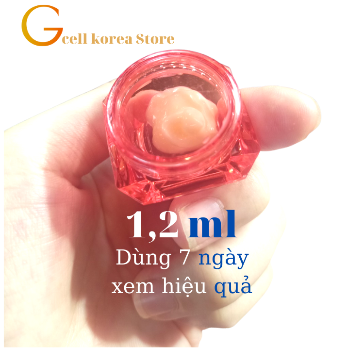 Kem hồng nhũ hoa 1,2ml, hồng vùng kín Xxvirgin hàn quốc dùng thử 7 ngày