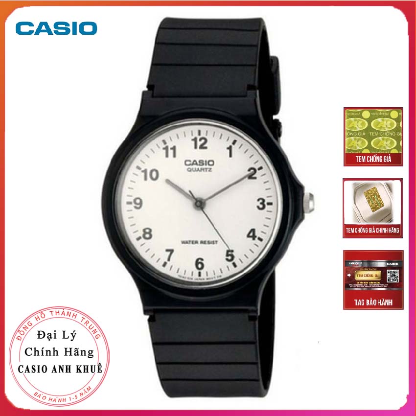 [ FREESHIP MAX ] Toki - Đồng hồ Unisex Casio MQ-24-7BLDF dây nhựa chính hãng
