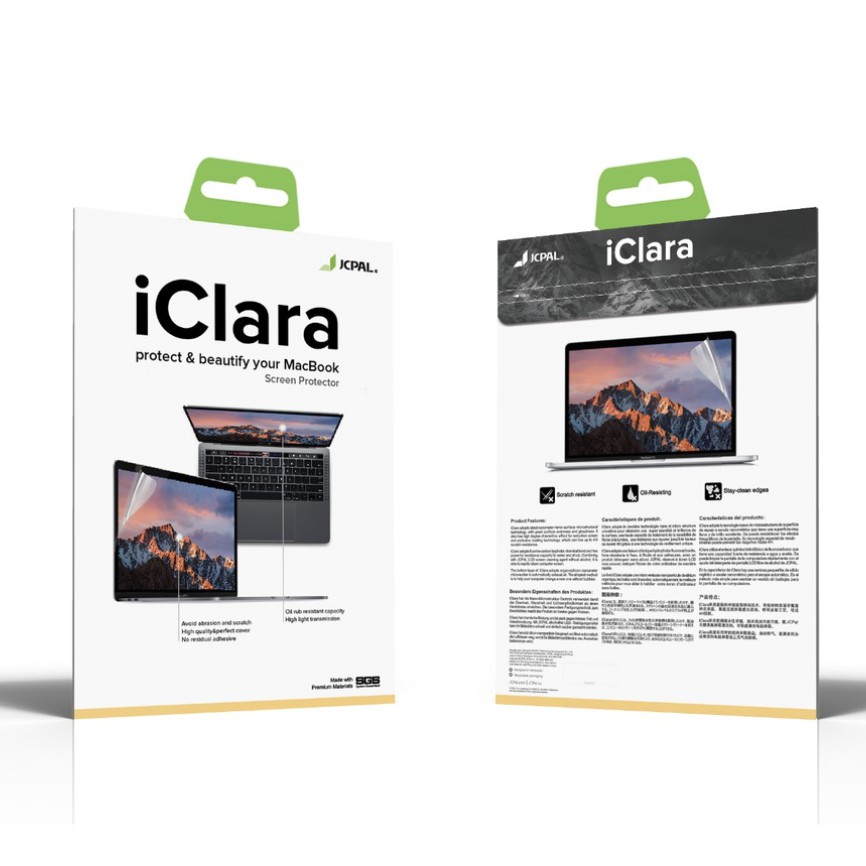 [HCM]Miếng dán màn hình cho Macbook Air/ Macbook Pro 13 inch  JCPal iClara