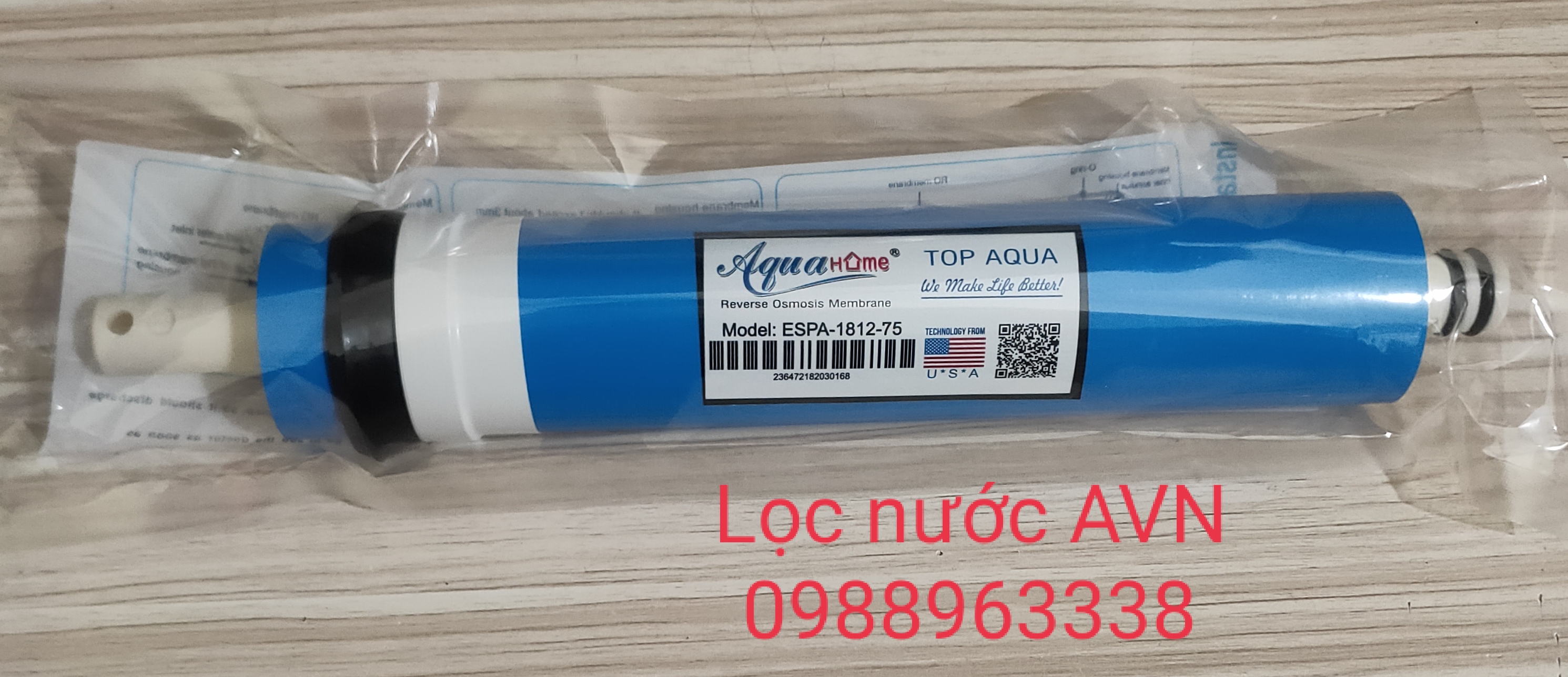 Màng ro aqua, màng lọc ro, lõi số 4 máy lọc
