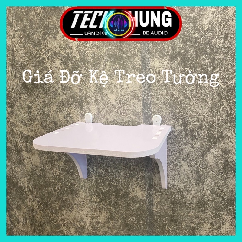 Giá Đỡ Kệ Treo Tường Đặt Máy Chiếu Điện Thoại Wiffi Đồ Trang Trí  Chất Liệu Gỗ Cao Cấp Màu Trắng - A32