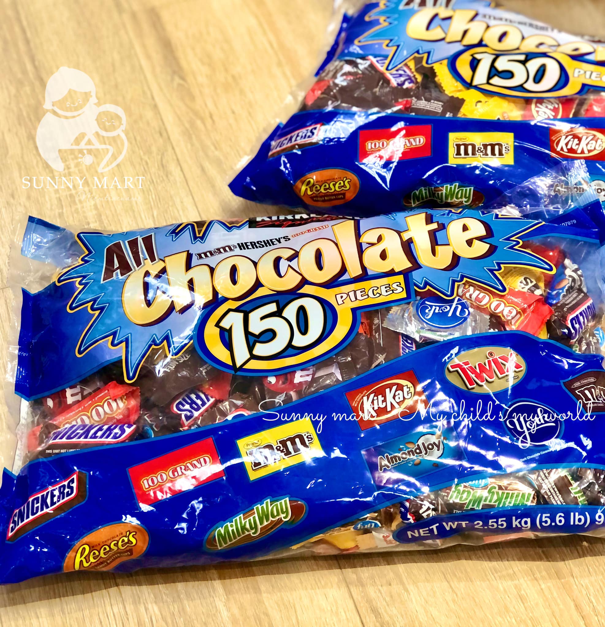 Kẹo Chocolate Tổng Hợp KIRKLAND Mỹ 150 Viên - Tách lẻ 5 viên