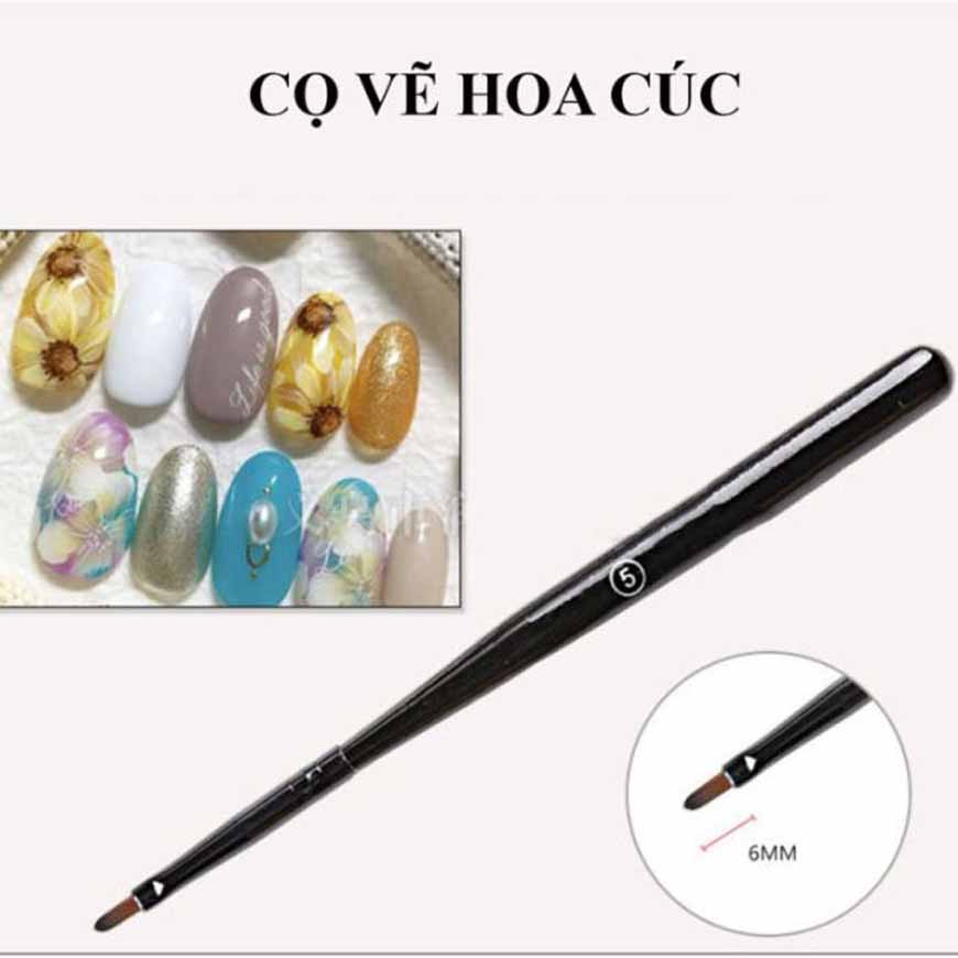 Cọ Vẽ Móng , Cọ Vẽ Hoa Cúc Victory Có Nắp Chính Hãng - Cọ vẽ hoa cúc thương hiệu Victory Cọ vẽ chuyên dụng cho dân làm móng