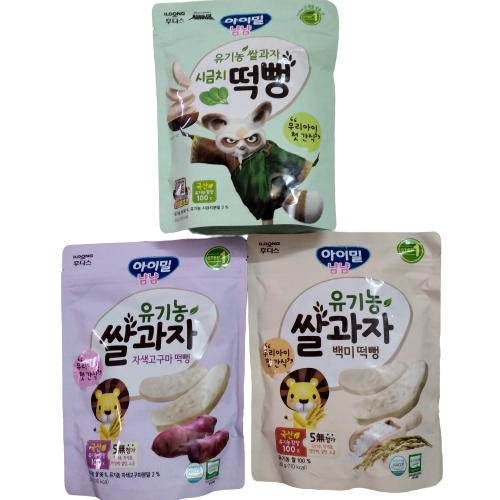 Bánh gạo hữu cơ ăn dặm Ildong Hàn Quốc