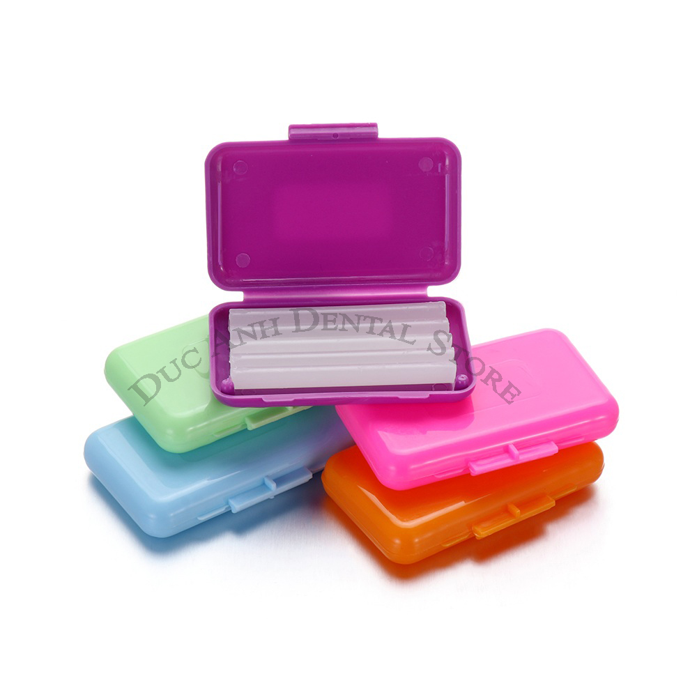 (10 Hương Vị) Sáp nha khoa dành cho người niềng răng, sáp nha khoa 5 thanh/hộp, giá rẻ, tác dụng giảm đau nhanh