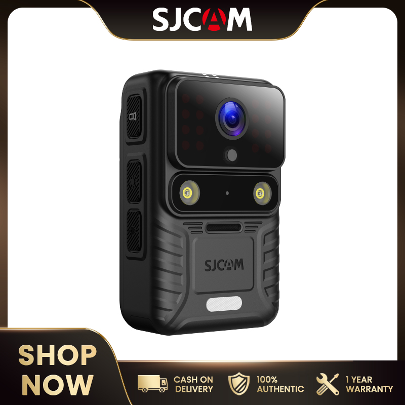 SJCAM A50 4K Wearable Body Camera WiFi Sports Camera Camcorder 12MP Night Vision IP65 Waterproof with 2.0 IPS Touch Panel LED Fill Light Supports Remote Control GPS Track Record