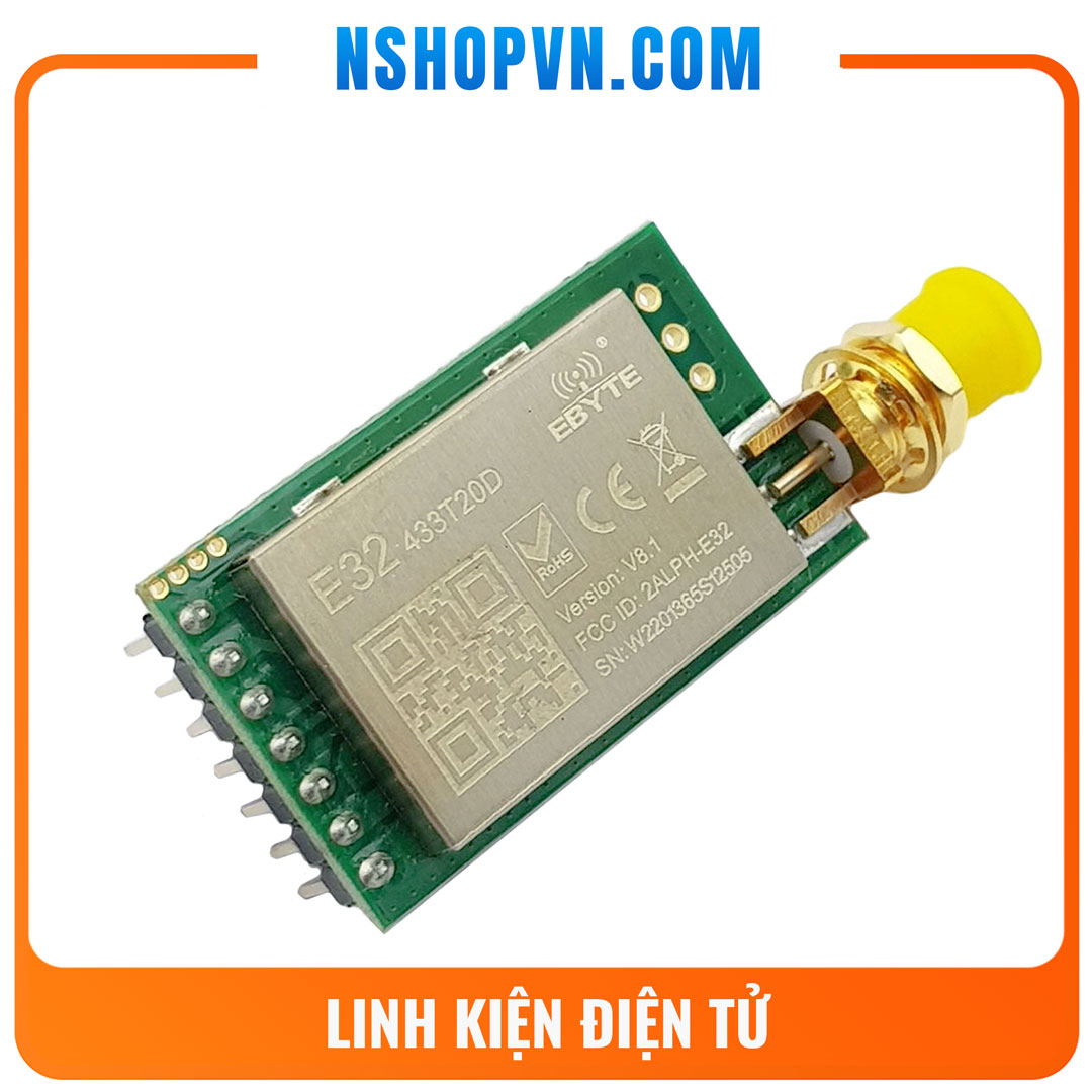 Module rf sx1278 lora e32 433t30d1b 433mhz 3000m - 8000m