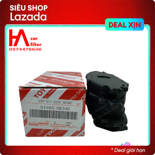 Má phanh trước toyota innova đời 2016-2021, hilux đời 2015-2021