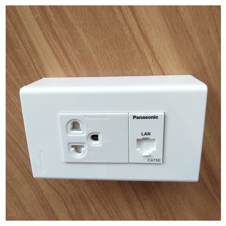 Ổ cắm- Ổ Mạng lan Panasonic - Dòng Wide Series Chính hãng