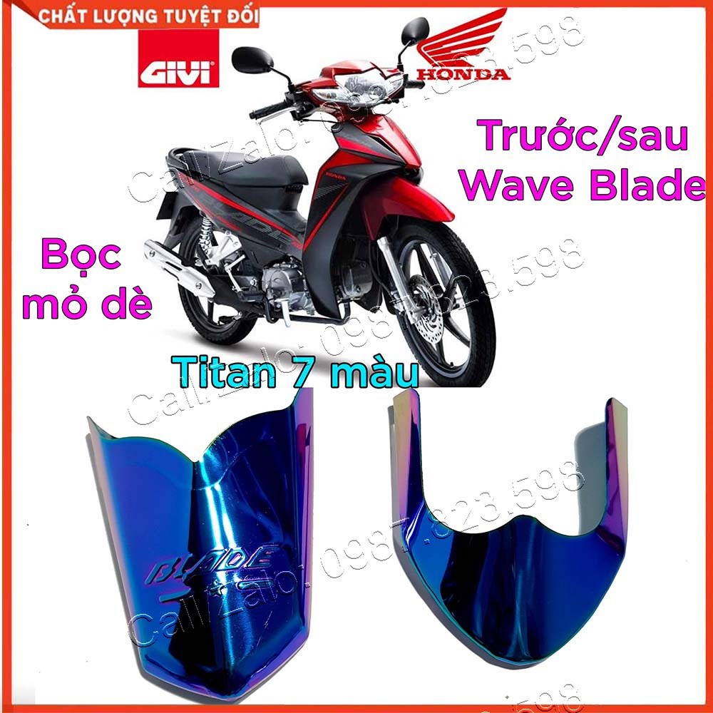 Ốp mũi dè trước sau wave blade, bọc mỏ dè xe wave blade, bịt mũi dè trước sau xe wave blade, ốp mỏ dè xe wave