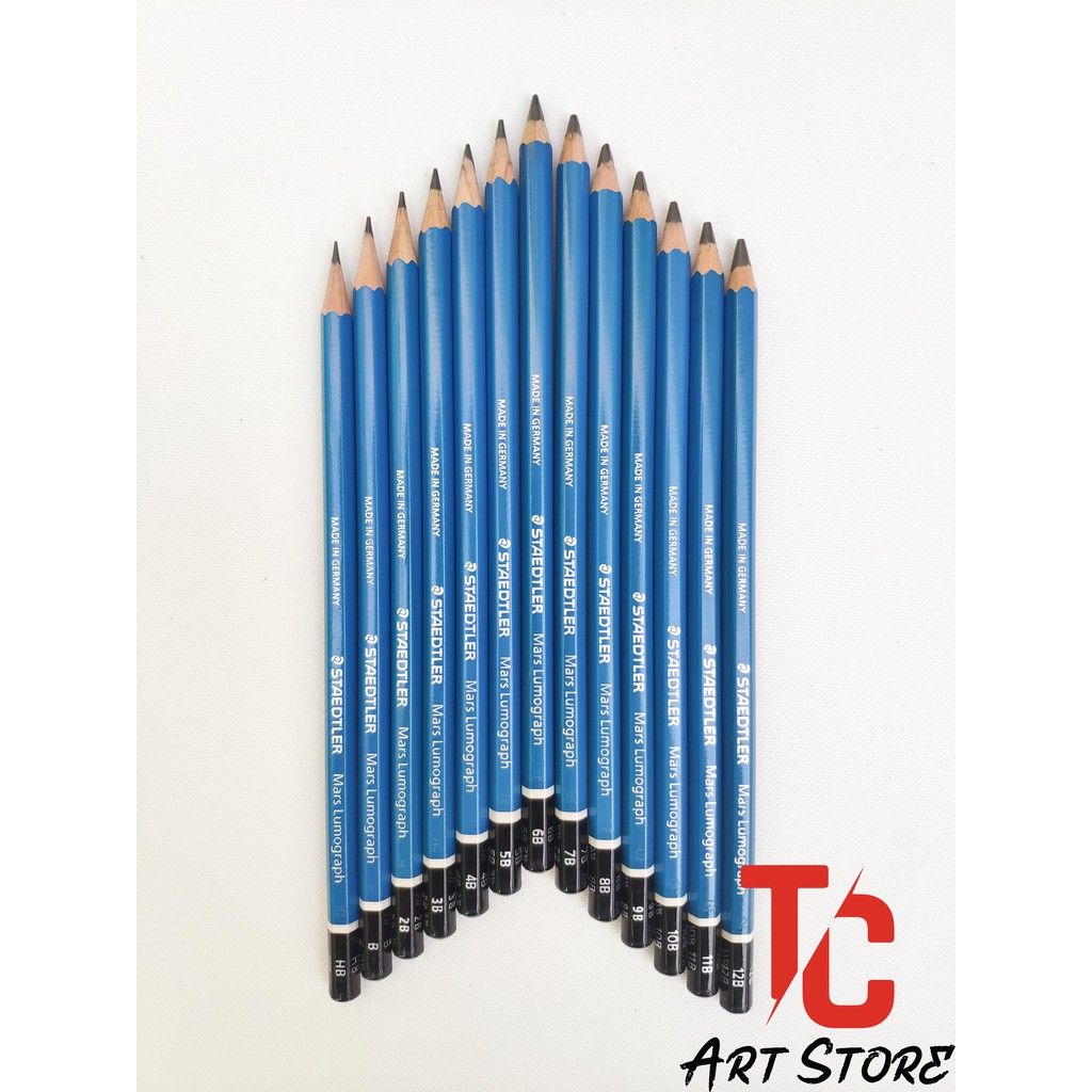 Bút chì gỗ staedtler từ hb - 12b