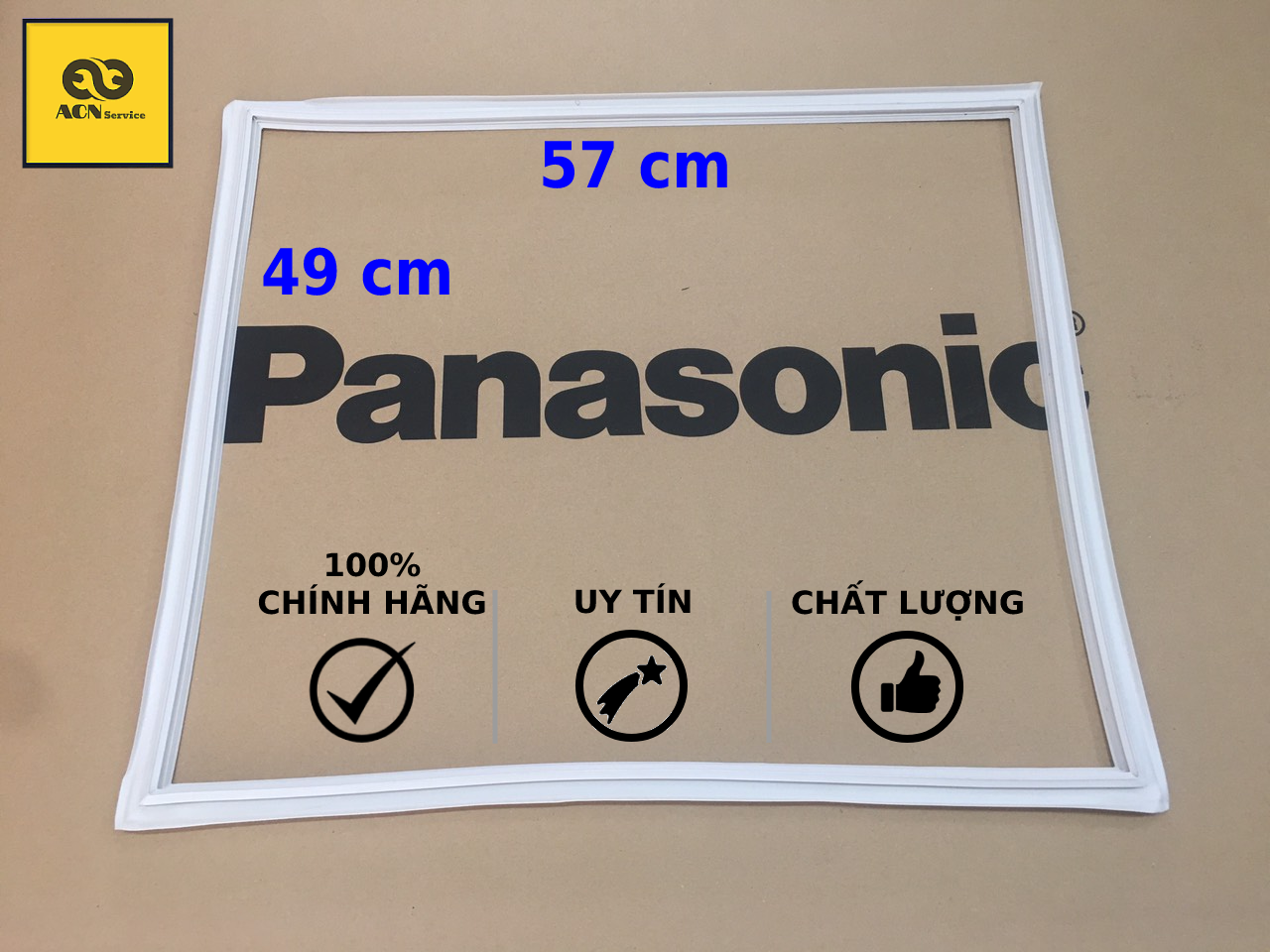 Ron cửa ngăn đá tủ lạnh panasonic - nr-bk265snvn
