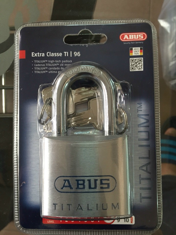 Abus - khóa siêu nhẹ titalium 96ti series 60mm