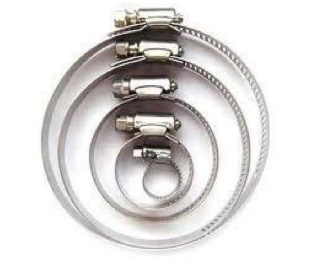 Đai xiết Inox- cổ dê xiết ống các size từ 14mm đến 114mm