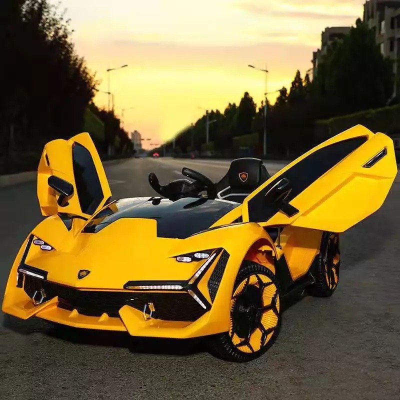 Xe ô tô điện trẻ em lamboghini mẫu nel - 603, ô tô điện đạp ga cho bé - bh chính hãng
