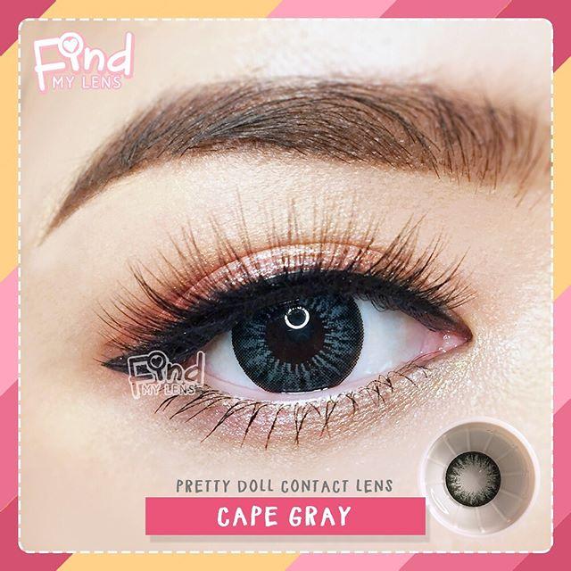 [HCM]lens - kính áp trồng xám tây sử dụng 1 năm tặng kèm khây đựng