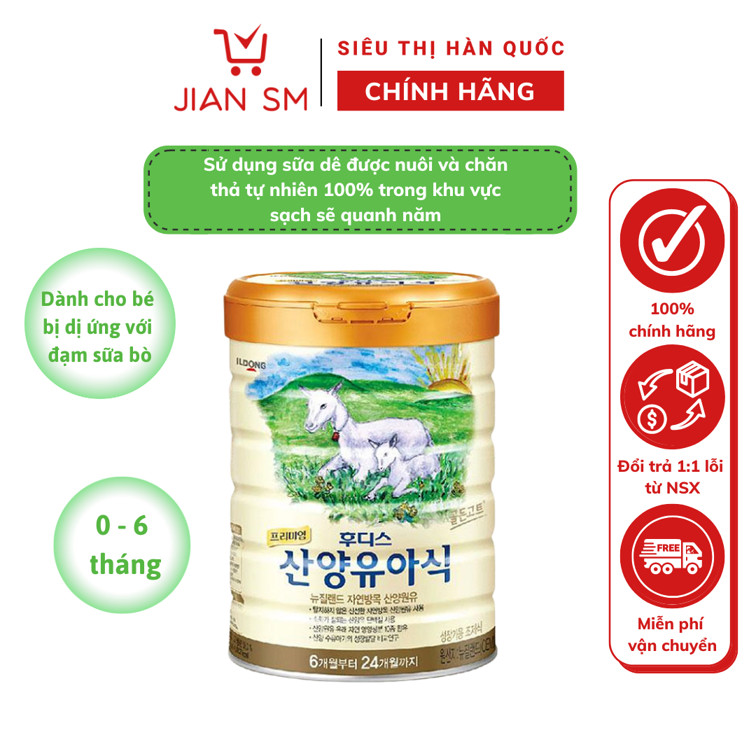 Sữa dê hàn quốc ildong số 3 hàng nội địa - 800gr