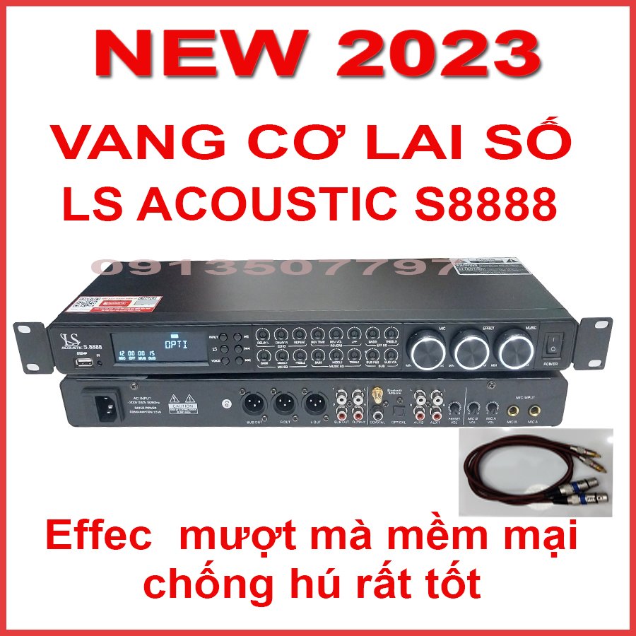 vang cơ lai số LS Acoustic S8888 hát karaoke chuyên nghiệp kỹ xảo mượt mà hòa quện FX60 plus, FX70 plus, FX50 plus 114/120