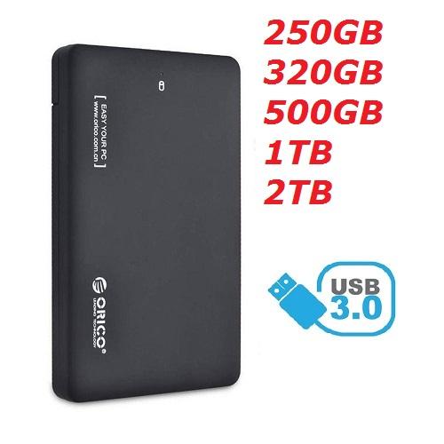 Ổ cứng di động orico 500gb/1tb/2tb – usb 3.0 chính hãng