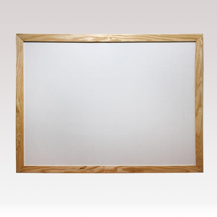 Bảng từ trắng khung gỗ tự nhiên 60x80cm tặng bút, bông lau và nam châm.