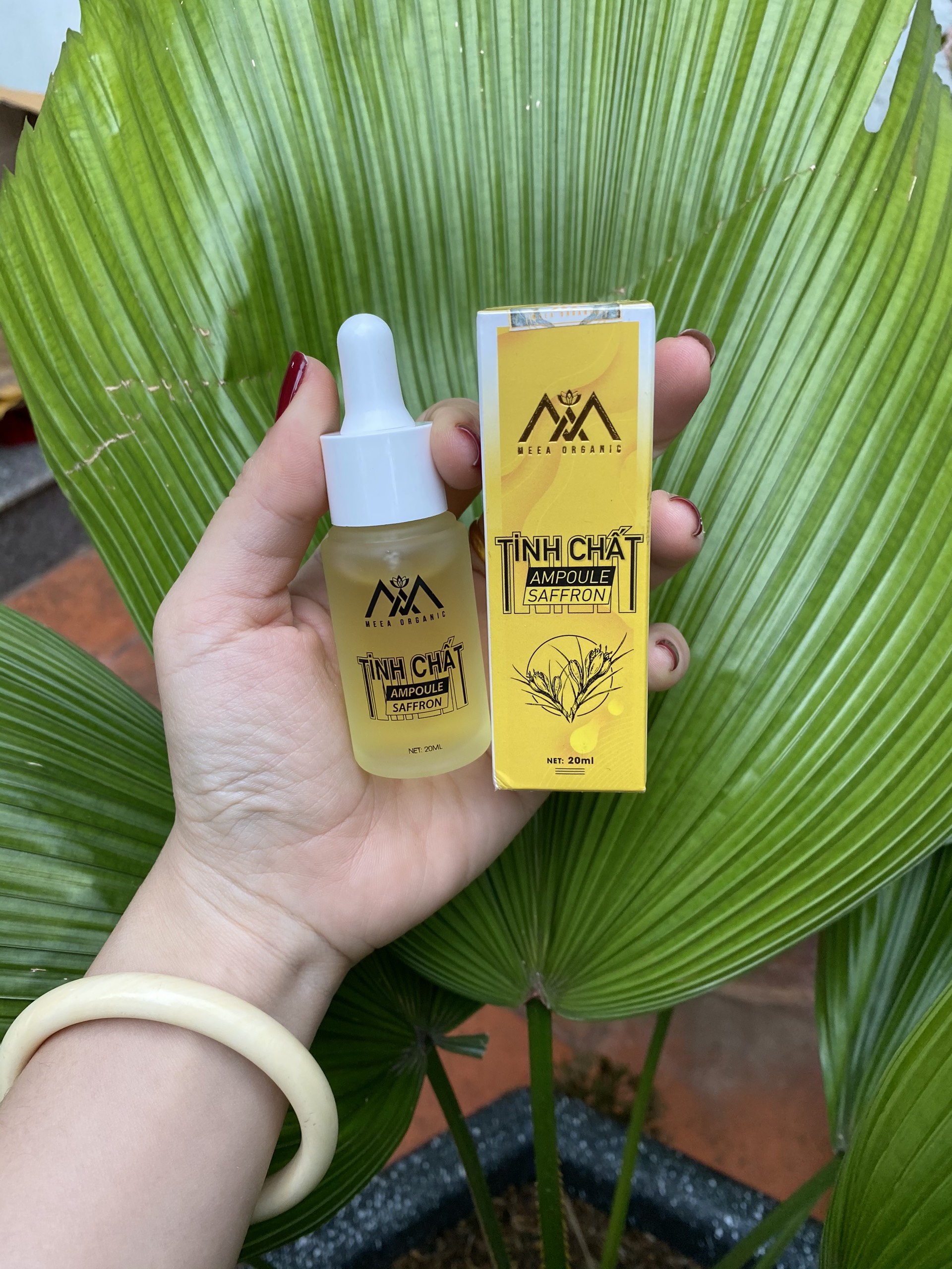 Tinh Chất AMPOULE SAFRON - Serum Cá Hồi Dna Meea Organic