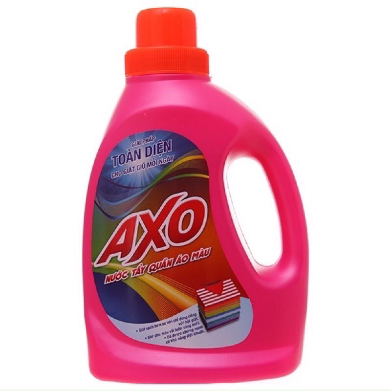 Nước giặt tẩy quần áo màu Axo 1,8L