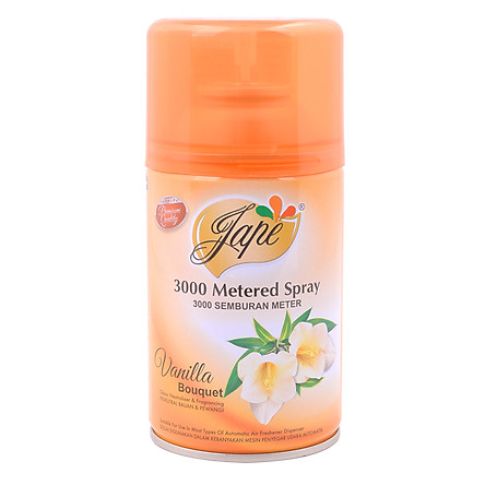 [GIAO HỎA TỐC] Xịt phòng Jape 300ml hương Vanila - chuyên dụng cho máy xịt tự động