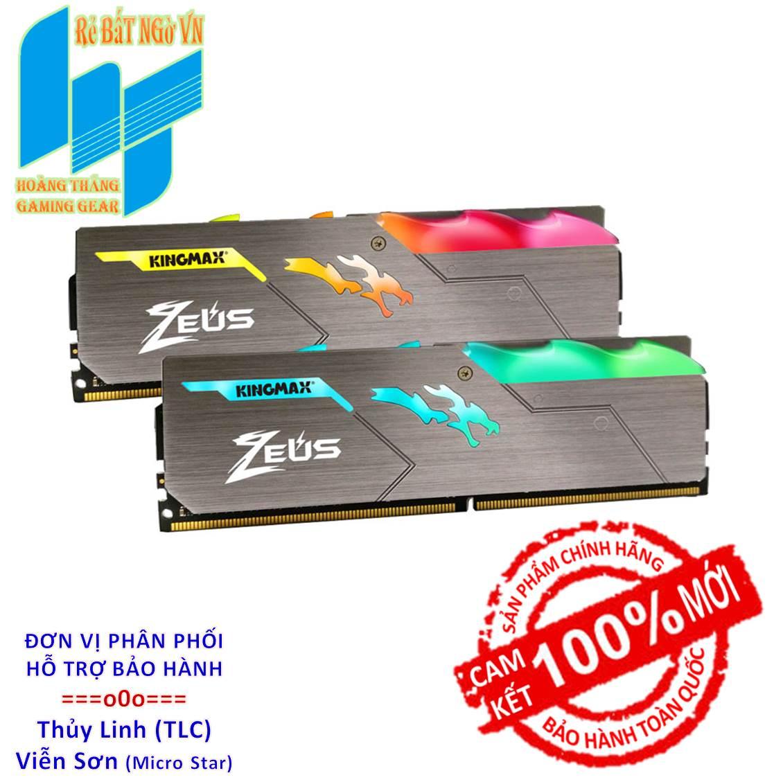 Ram kingmax zeus dragon led rgb 1x8gb ddr4 3000mhz