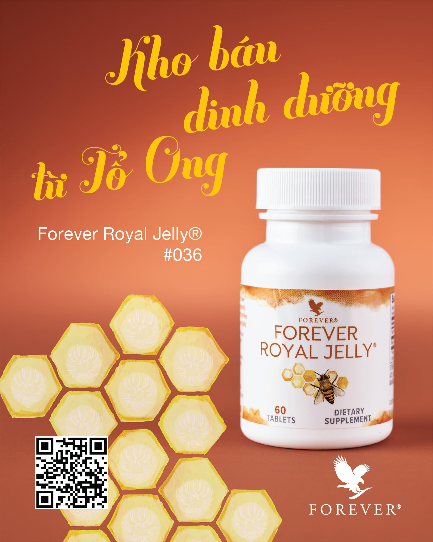 Viên Sữa Ong Chúa Forever Royal Jelly mã số 036 FLP