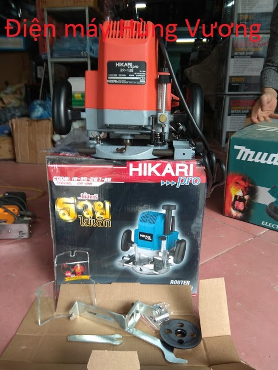 Máy soi mộng hikari 2r-12e hikari madein thái lan màu đỏ, 1200w, 2tay cao.