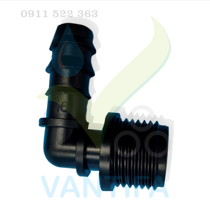 Co ren ngoài 21 ra co góc ống 16mm hoặc 20mm