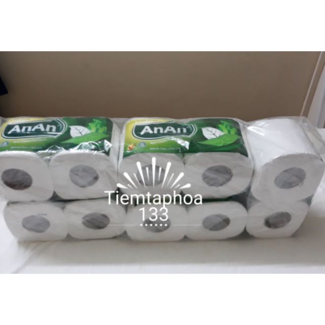 Giấy vệ sinh cuộn an an 10 cuộn loại 1
