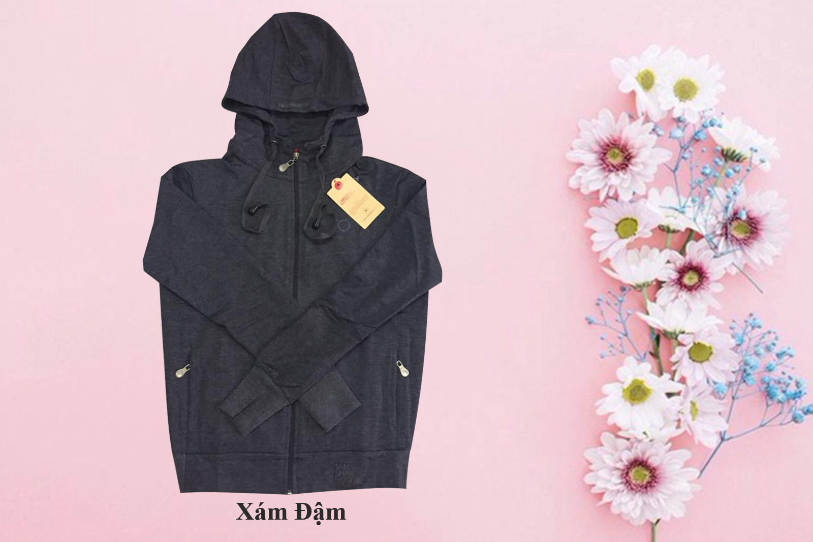 [HCM]ÁO KHOÁC NỮ XÁM ĐẬM- CHẤT ĐẸP