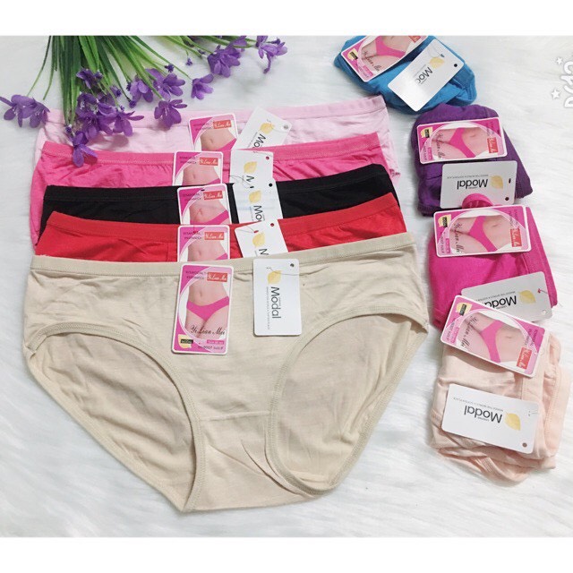 Bộ 10 quần lót nữ cotton cao cấp modal, from to size 50-70kg