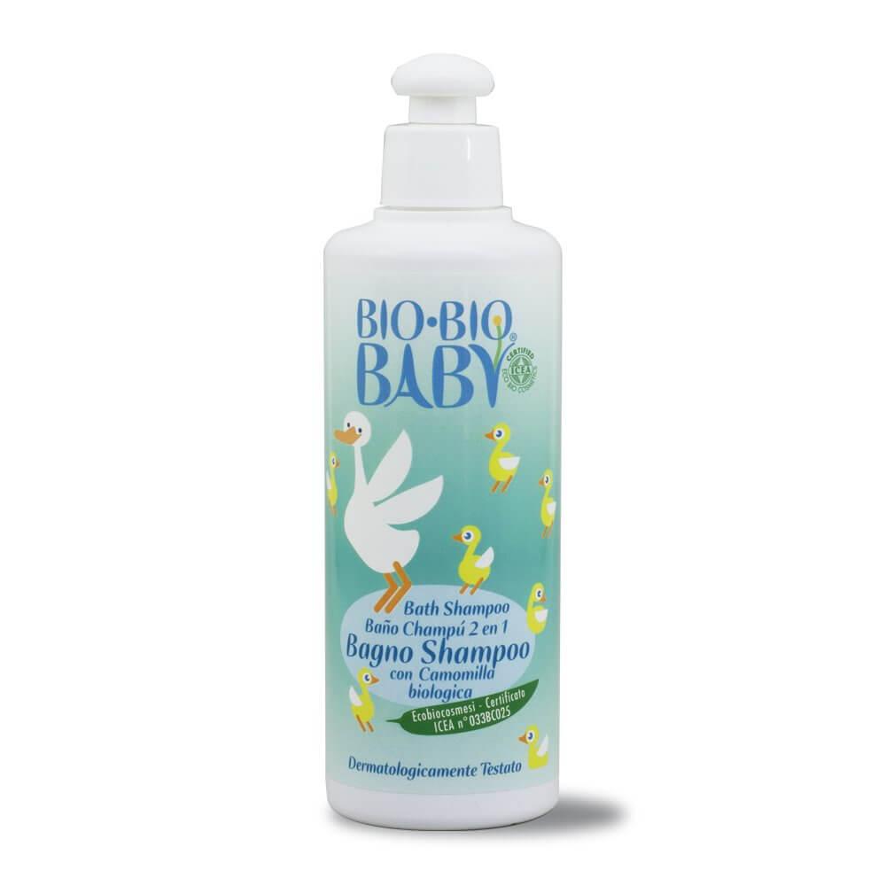 Sữa tắm gội Organic Bio Bio Baby 252 AST Trắng xanh