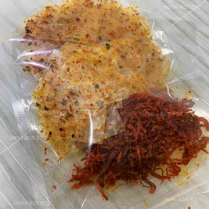 [HCM]1 BỊCH - BÁNH TRÁNG MIẾNG TRỘN KHÔ HEO GIÃ BÒ