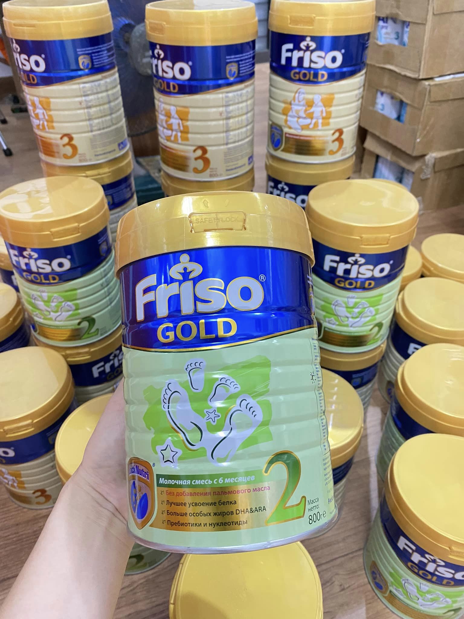 Sữa Friso Gold Nga số 2 hộp 800g