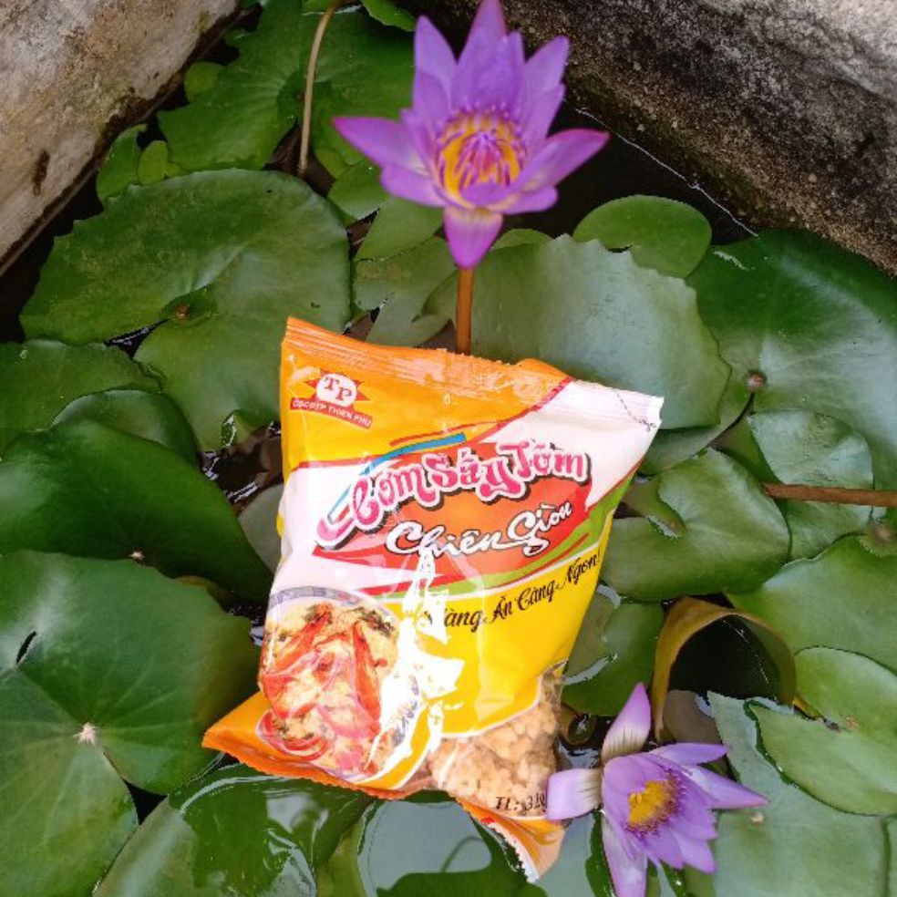 10 bịch cơm sấy tôm chiên giòn đặc sản gia lai