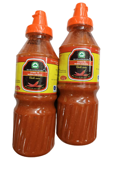 Tương ớt Mường Khương đặc sản Lào Cai chai 250ml date 3/2025, tương cay ăn phở kiểu Bắc.