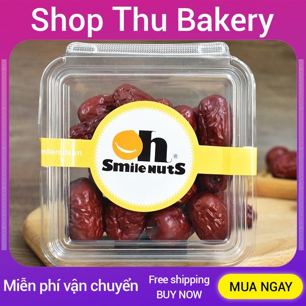 Táo Đỏ Khô Smile Nuts hộp 110g mùa mới, mềm xốp, ngọt tự nhiên DTK94065338 - Shop Thu Bakery - Smile Nuts Red Apple Smile Nuts Box 110g New season, soft, naturally sweet