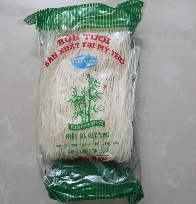 400g bún tươi sấy khô mỹ tho ba cây tre , tận gốc từ cty mỹ tho , miễn phí giao hàng