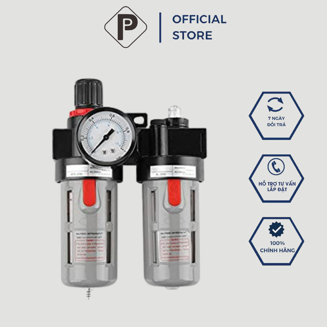 Bộ lọc khí nén, bộ lọc tách nước airtac ,bfc2000,bfc3000,bfc4000,afc2000 dùng để lọc tách nước, dầu cho đường ống hơi, khí nén