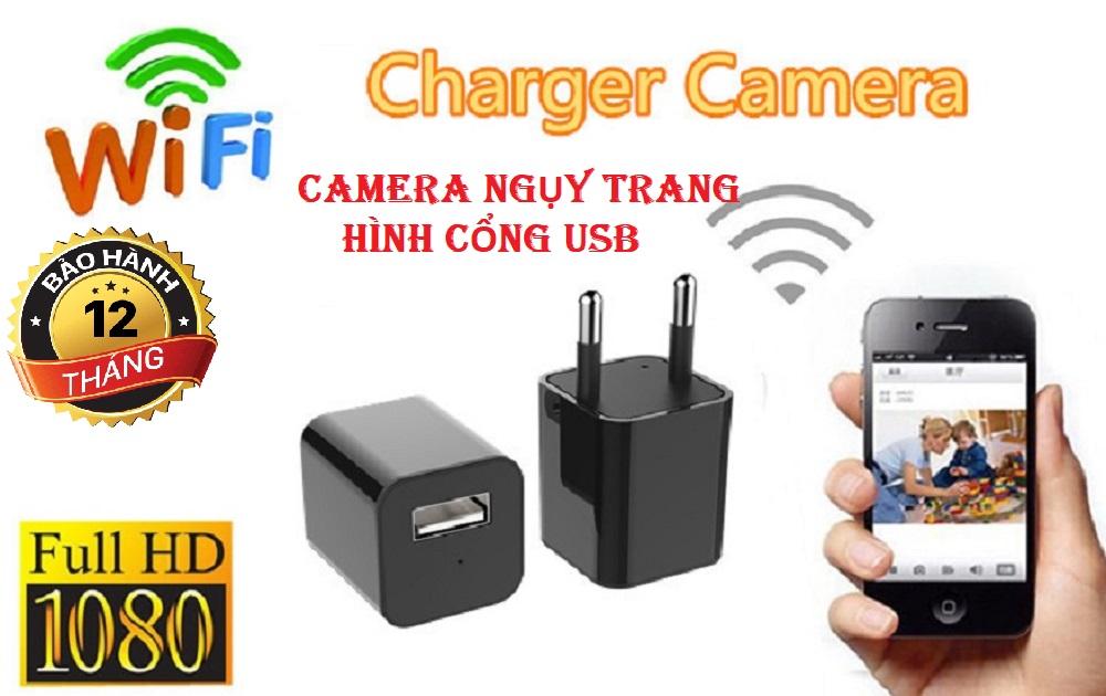 Camera mô hình chống trộm, camera chống trộm, camera wifi an ninh kiêm cổng sạc usb am1, vừa giám sát an ninh vừa sạc điện thoại, tích hợp mic thu âm nhạy đàm thoại 2 chiều - sale giảm giá sốc giảm 50%
