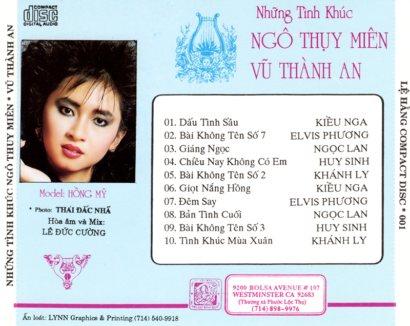Bộ 6 đĩa cd nhạc tình khúc vũ thành an 2