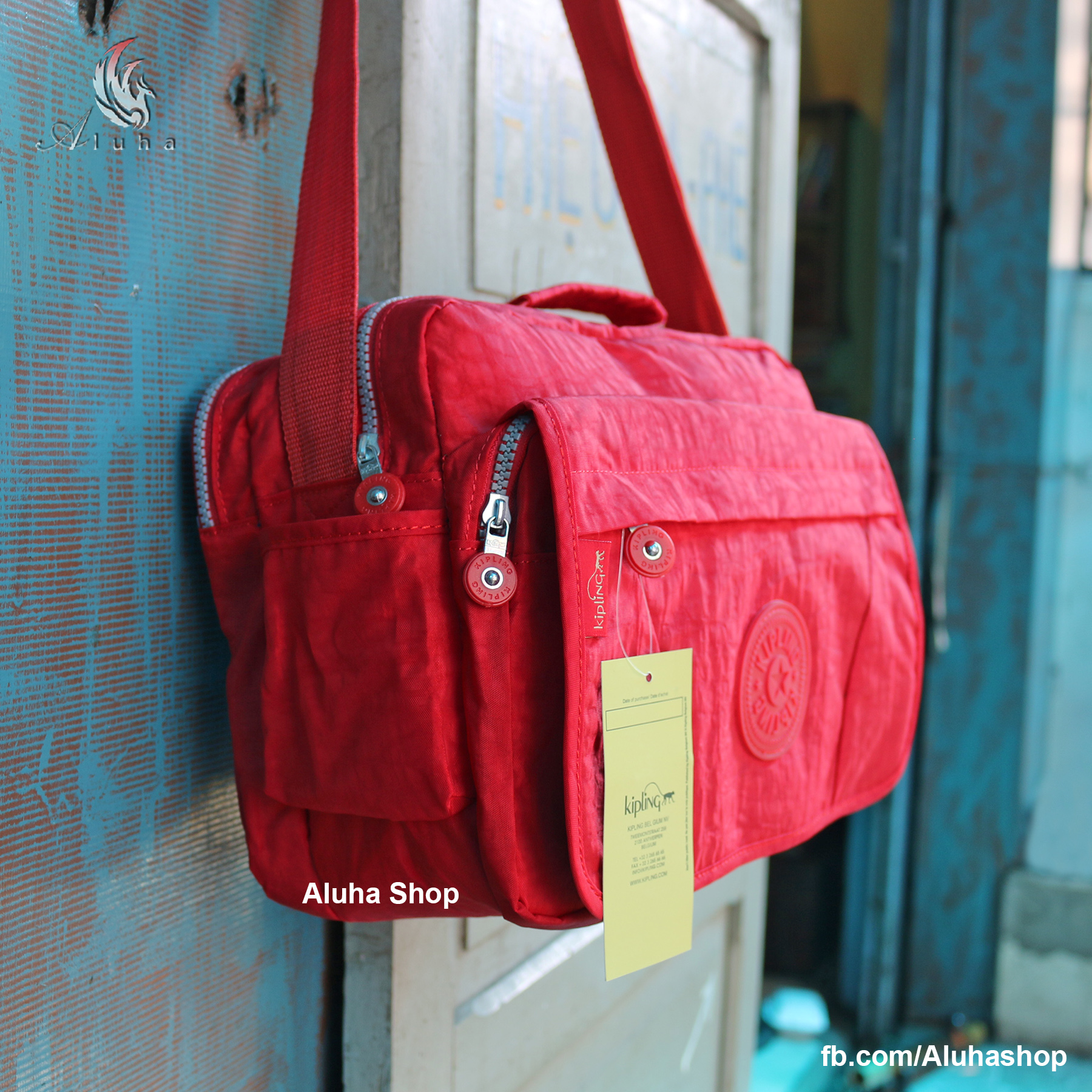 Túi chéo kipling vintage kiểu dáng hàn quốc có quai xách - t205 - aluha