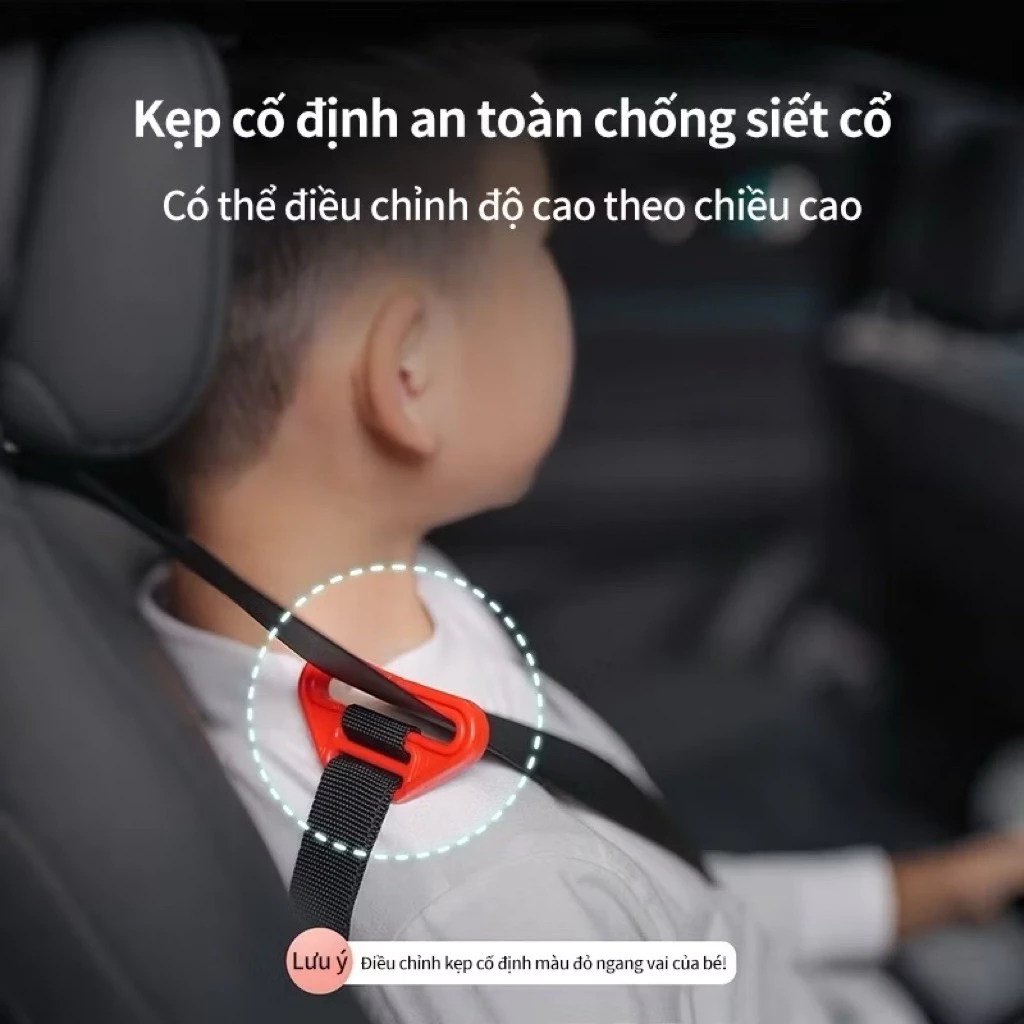 Ghế Booster Trẻ Em Cao Cấp | Ghế Ngồi Ô Tô Cho Bé | Car Seat An Toàn 3 Điểm | Đệm Dày 17Cm 15-36Kg