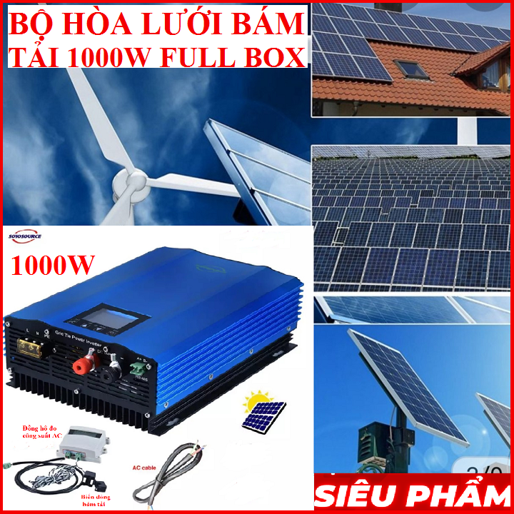 Hòa lưới bám tải 1000w