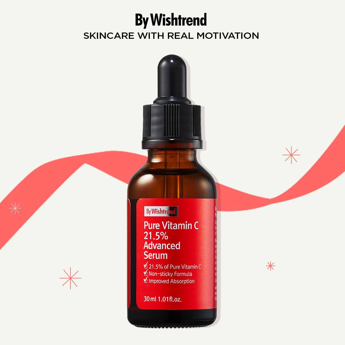 Tinh Chất Dưỡng Sáng Da, Ngăn Ngừa Lão Hóa Wishtrend C21.5 Pure Vitamin Advanced Serum 30ml Date 5.2024