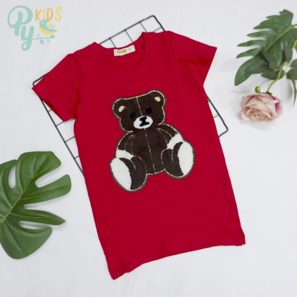 Đầm suông thêu gấu Doris cho bé gái 10-28kg